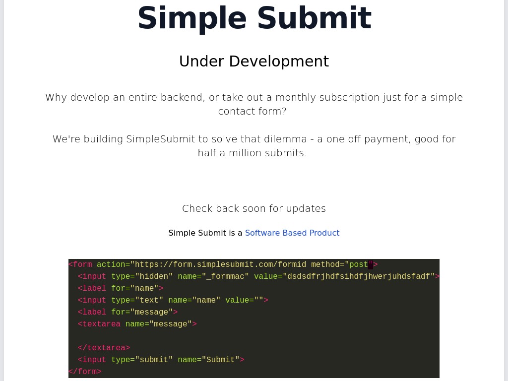 SimpleSubmit.com